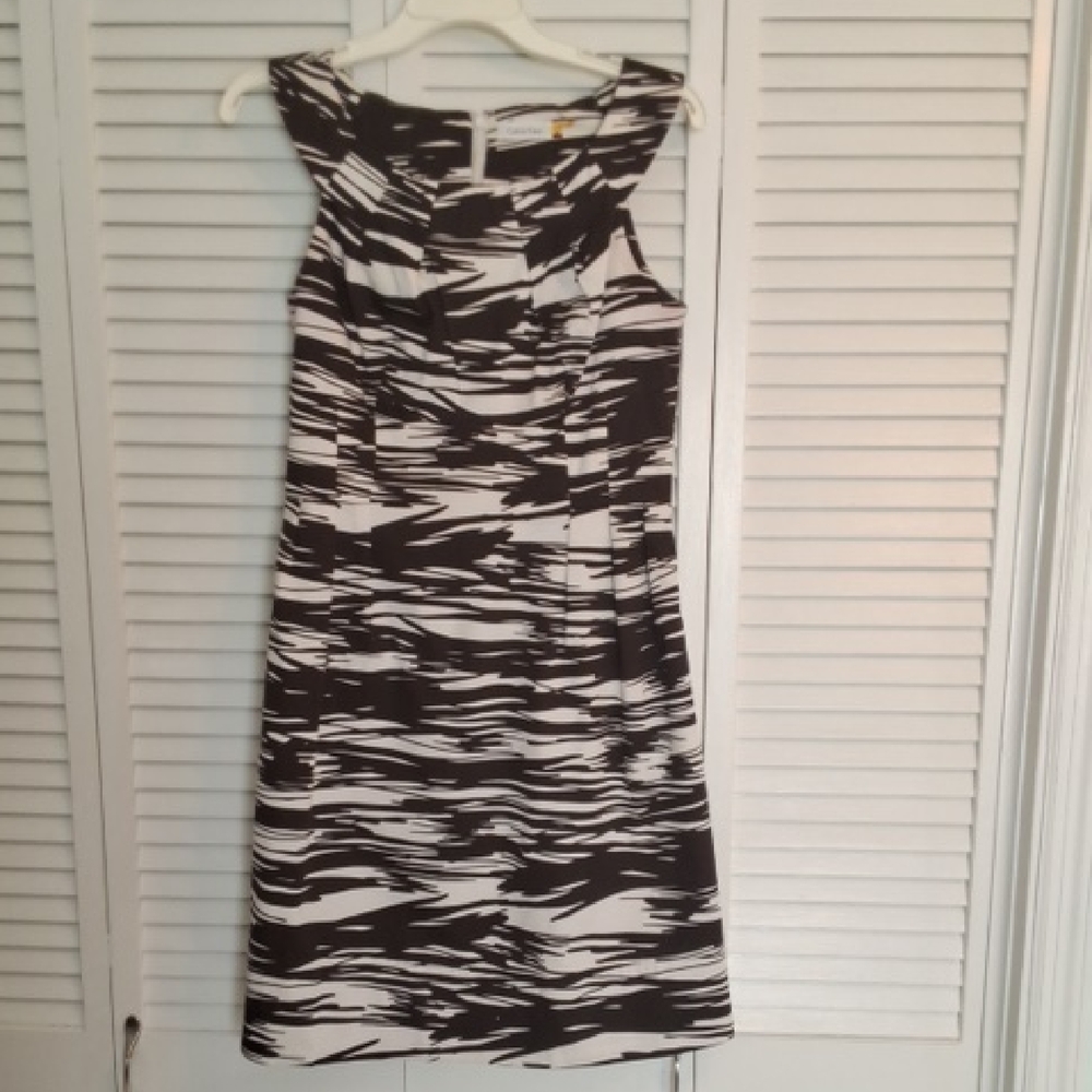 Calvin Klein Monochrome Midi Dress